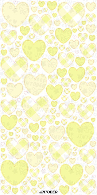 [Simple Hearts] Yellow Gingham $3.00 USD