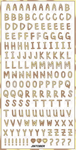 JTB Letters $3.30 USD