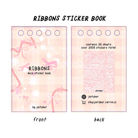 Ribbons Sticker Book Ribbons Sticker Book