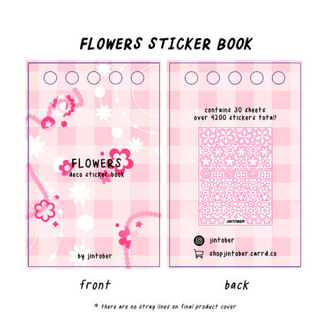 Flowers Sticker Book Flowers Sticker Book